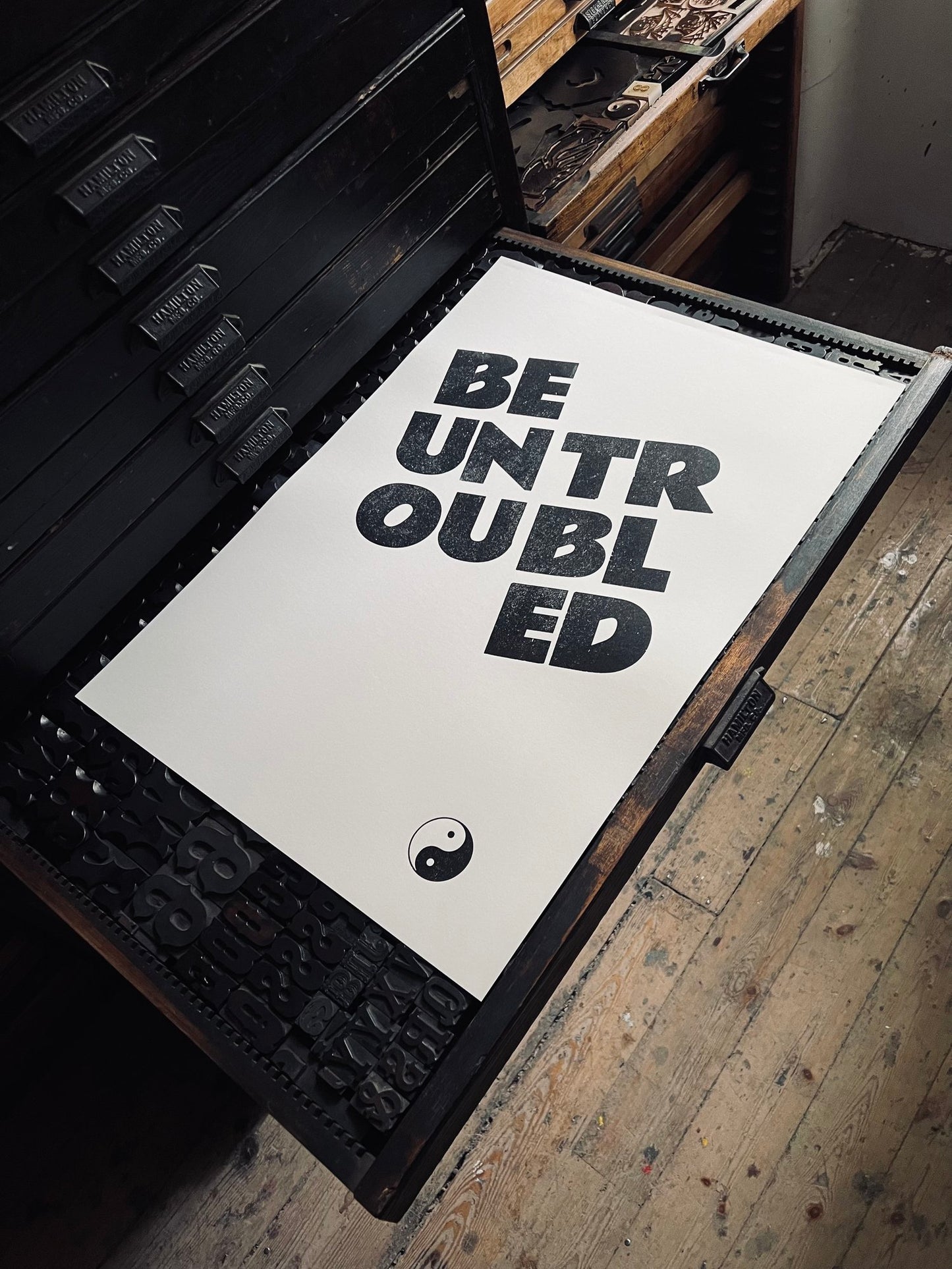 BE UNTROUBLED / Poster