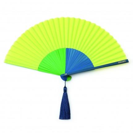 Multi-colored fan