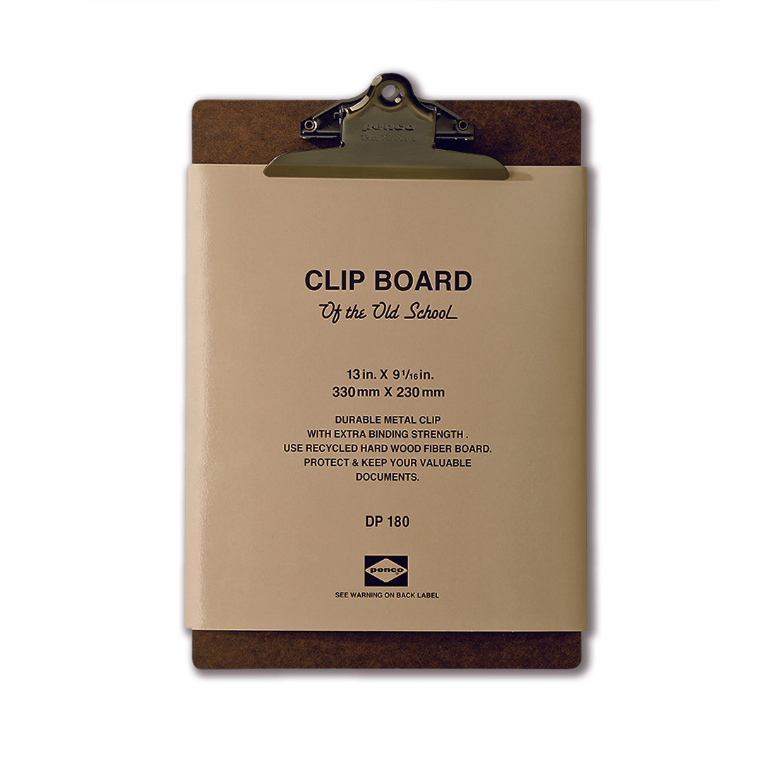 Old School Clipboard/ A4/ Bronze Clip