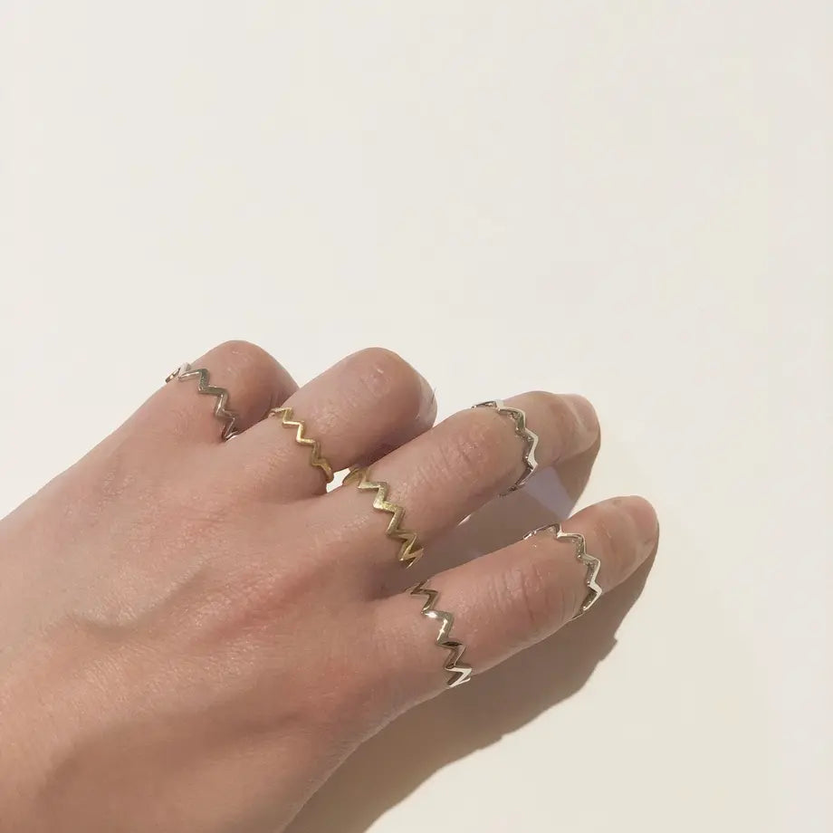 zig zag ring / Small