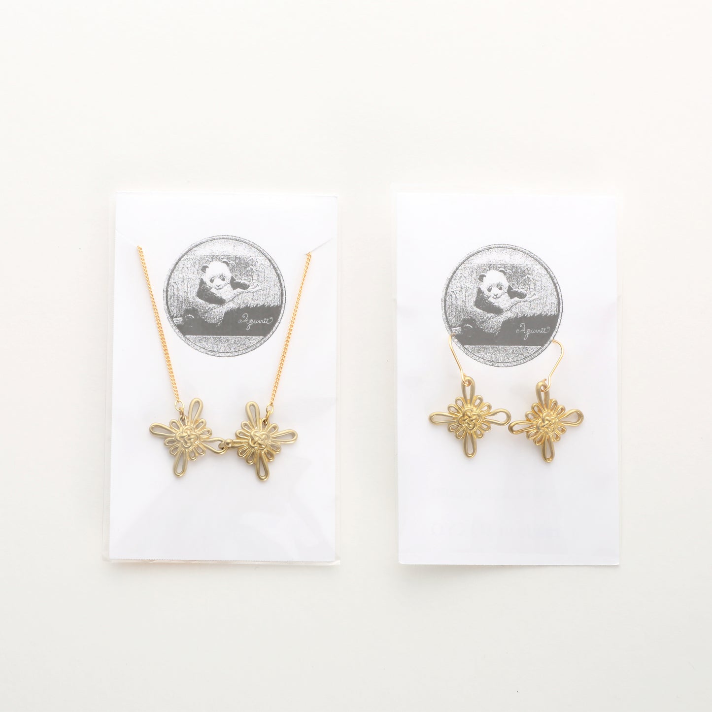 china button necklace
