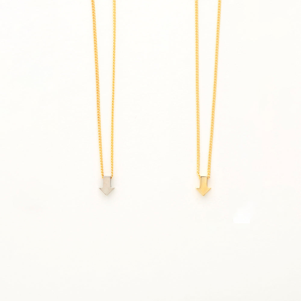arrow sign necklace