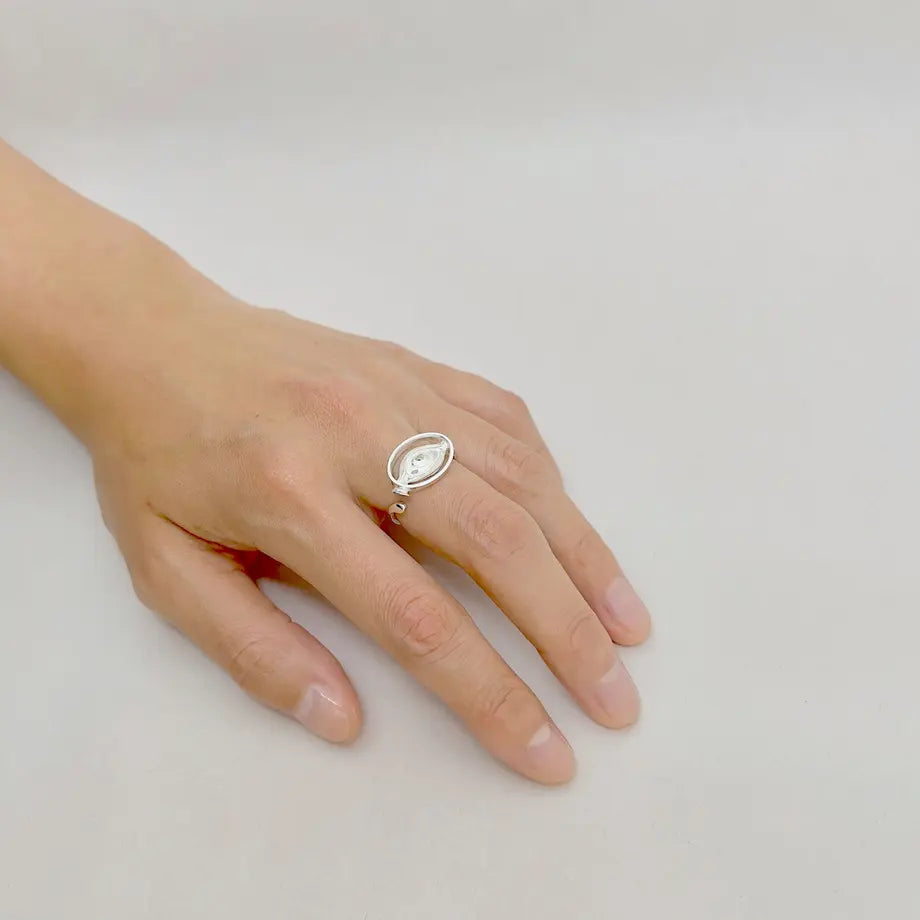 glass ring sv925