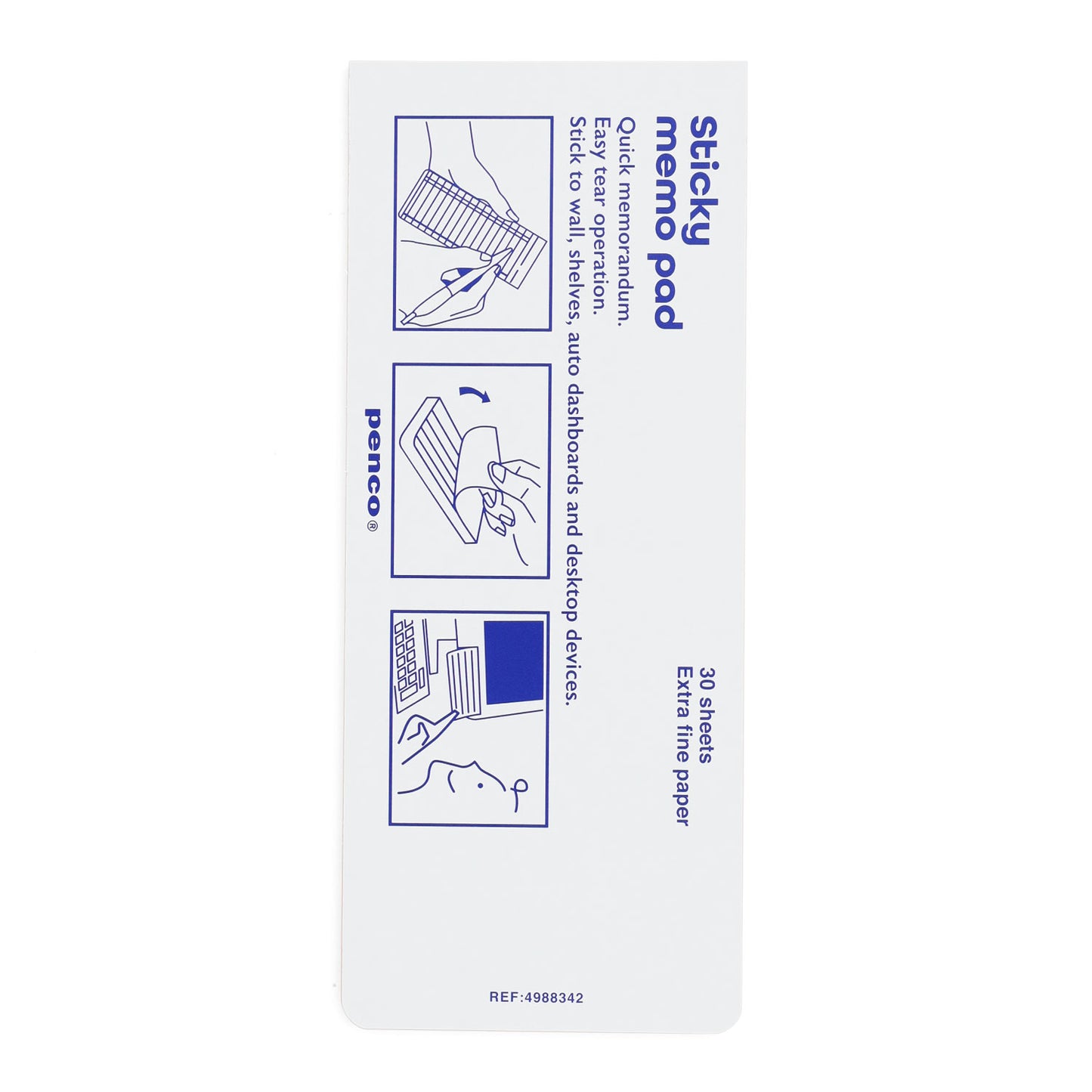 Sticky Memo Pad/ Monthly