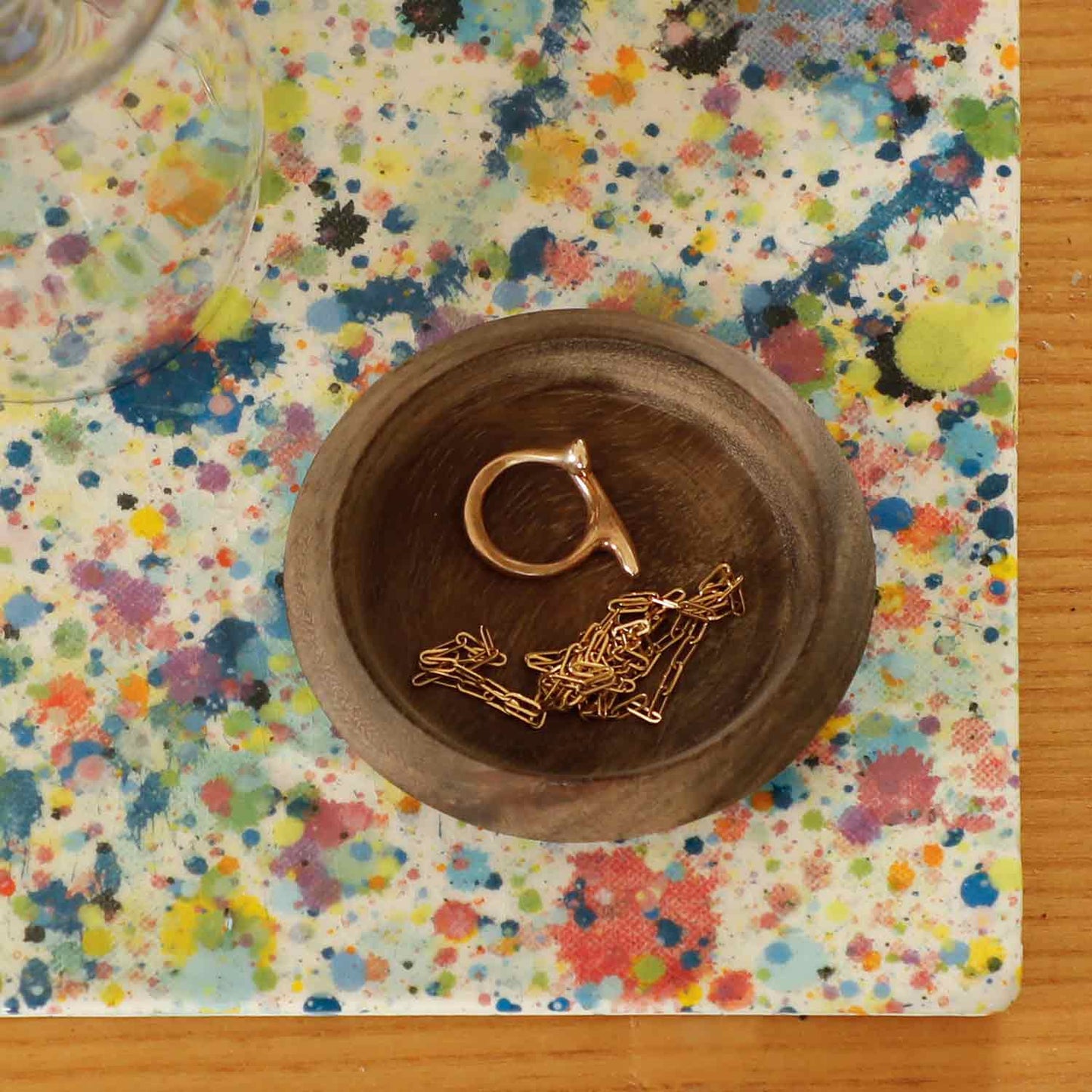 Wooden Tray Circle/ S