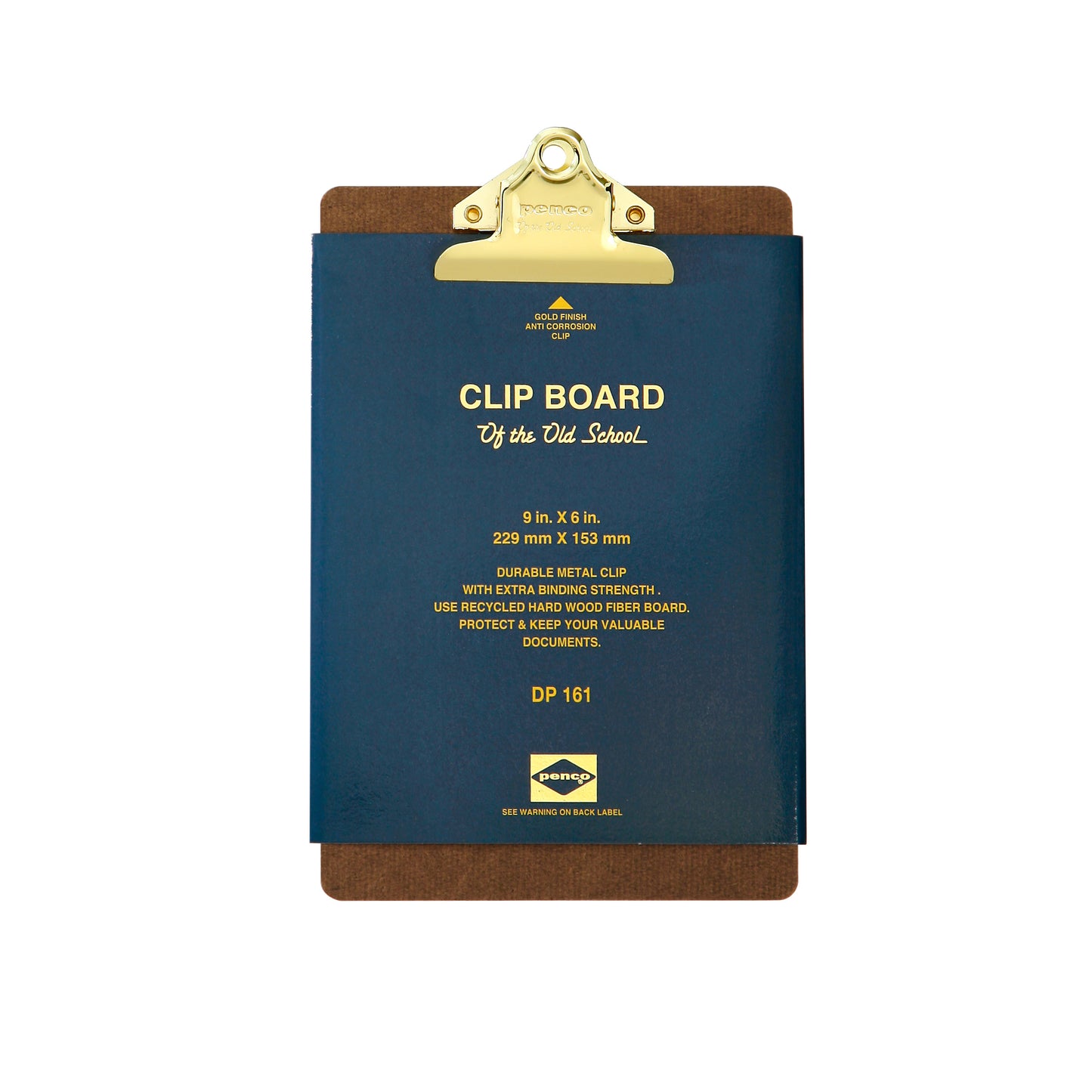 Old School Clipboard/ A5/ Gold Clip