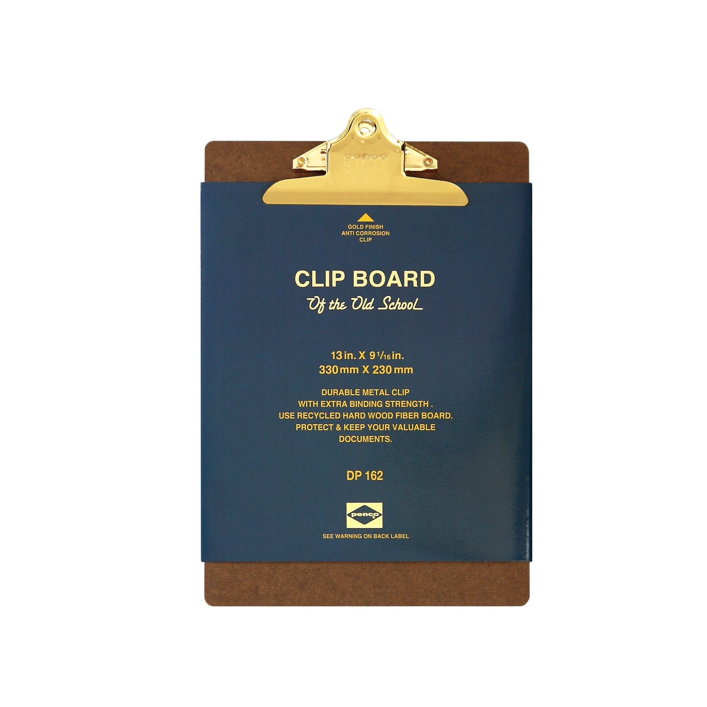 Old School Clipboard/ A4/ Gold Clip