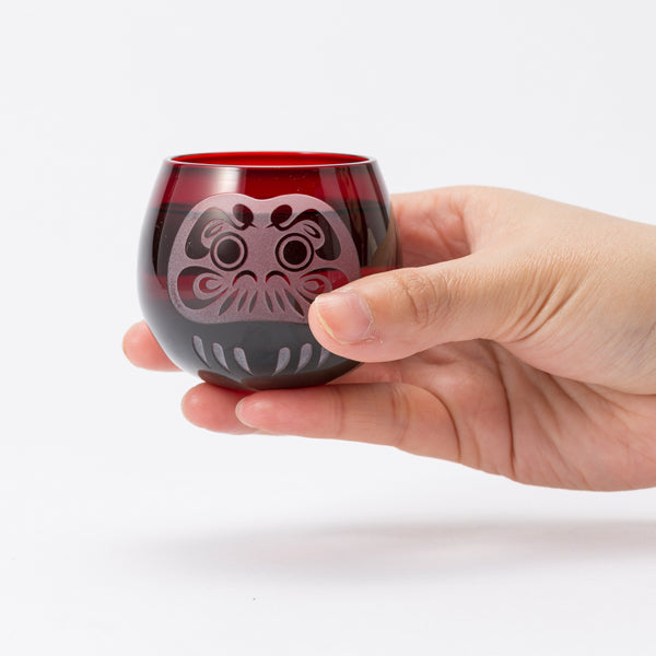 Fuji Daruma Sake Cup / Set of 2