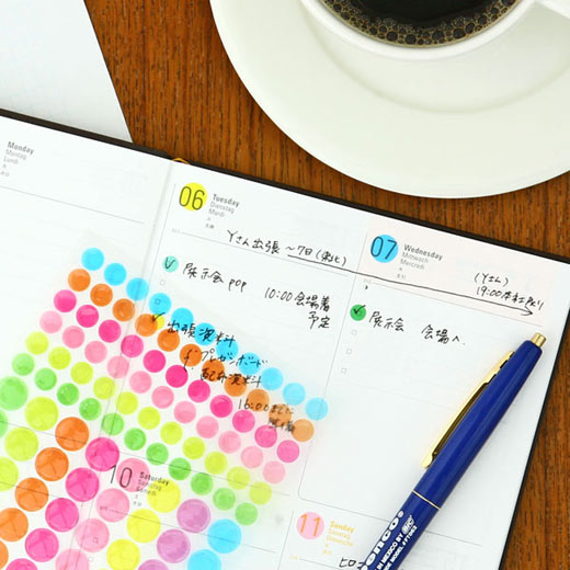 See Through Dot Sticker