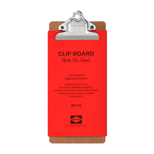 Old School Clipboard/ Check Size/ Silver Clip