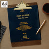 Old School Clipboard/ A4/ Gold Clip