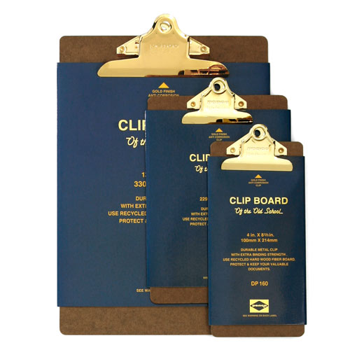 Old School Clipboard/ A4/ Gold Clip