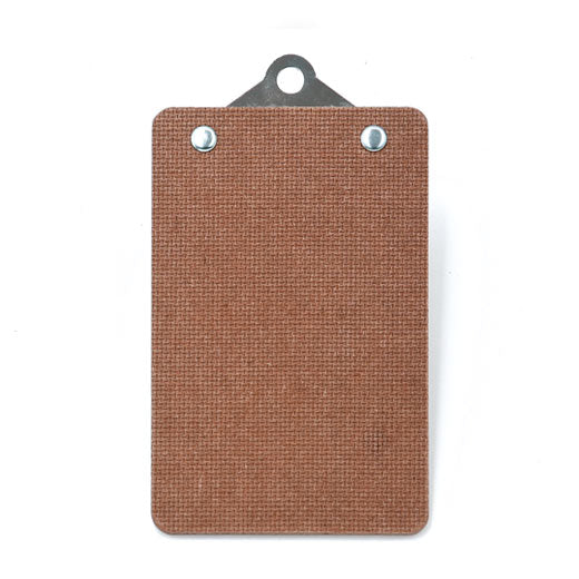 Old School Clipboard/ Mini/ Silver Clip
