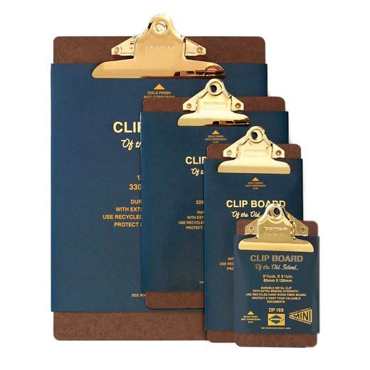 Old School Clipboard/ Mini/ Gold Clip