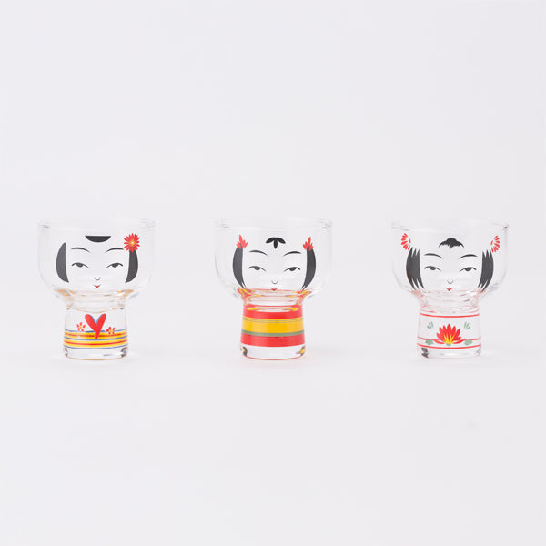 Kokeshi Glass / 1pc