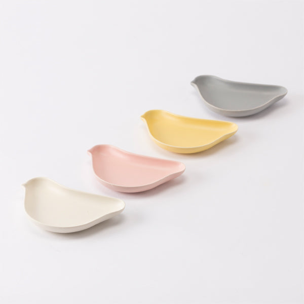 Bird-shaped Kotorizara Small Plate / Set of 4