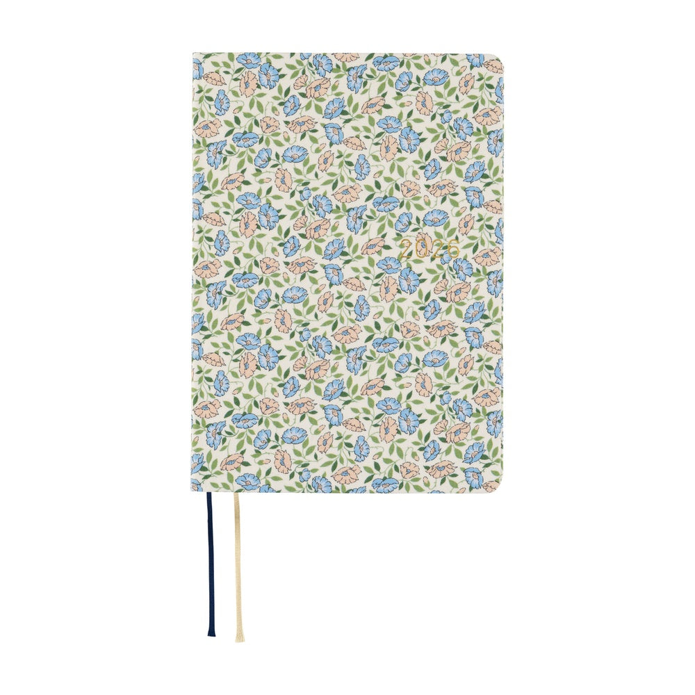 Hobonichi Techo 2026 HON A6 : Liberty Fabrics: Sasha Kiora