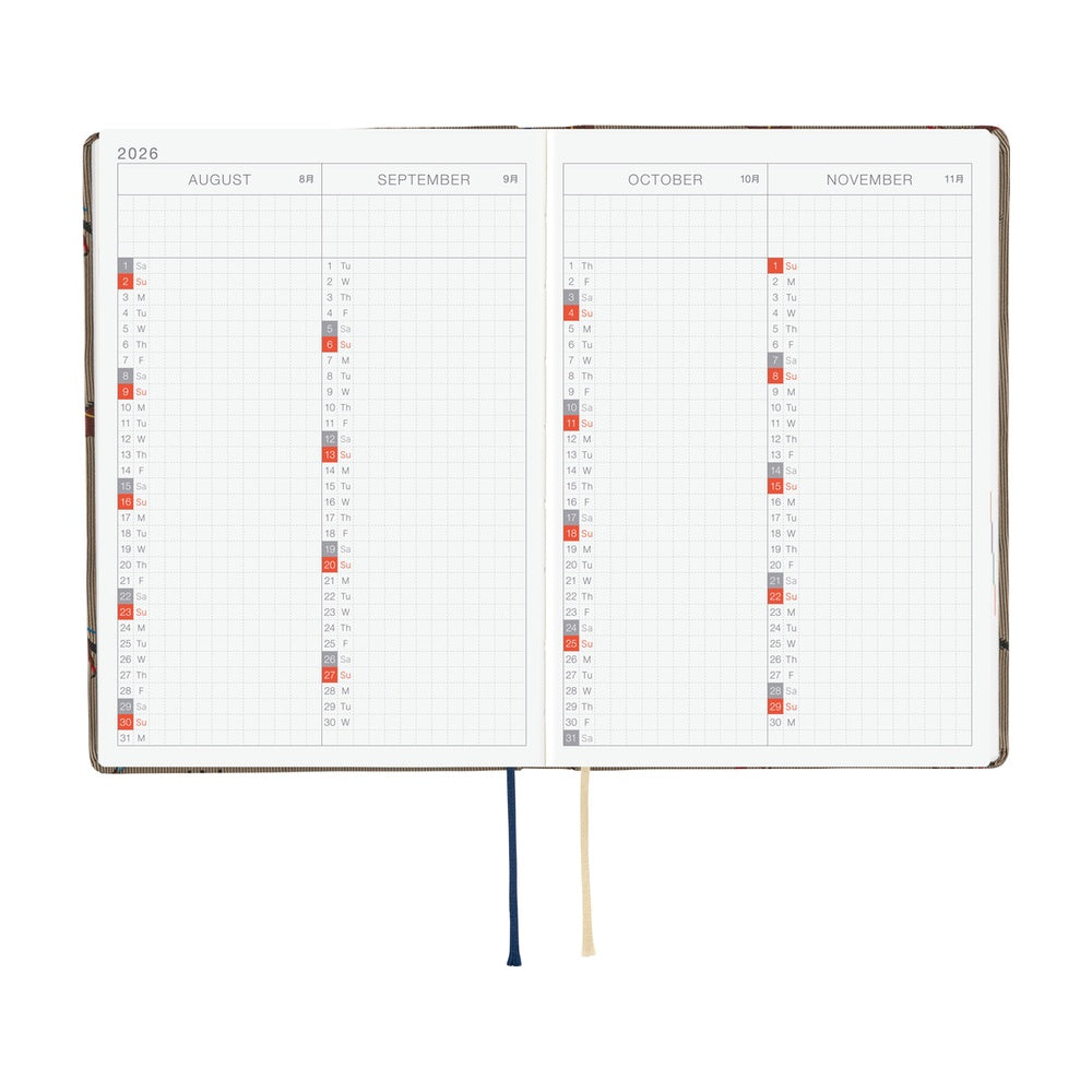 Hobonichi Techo 2026 HON A6 : Bow & Tie