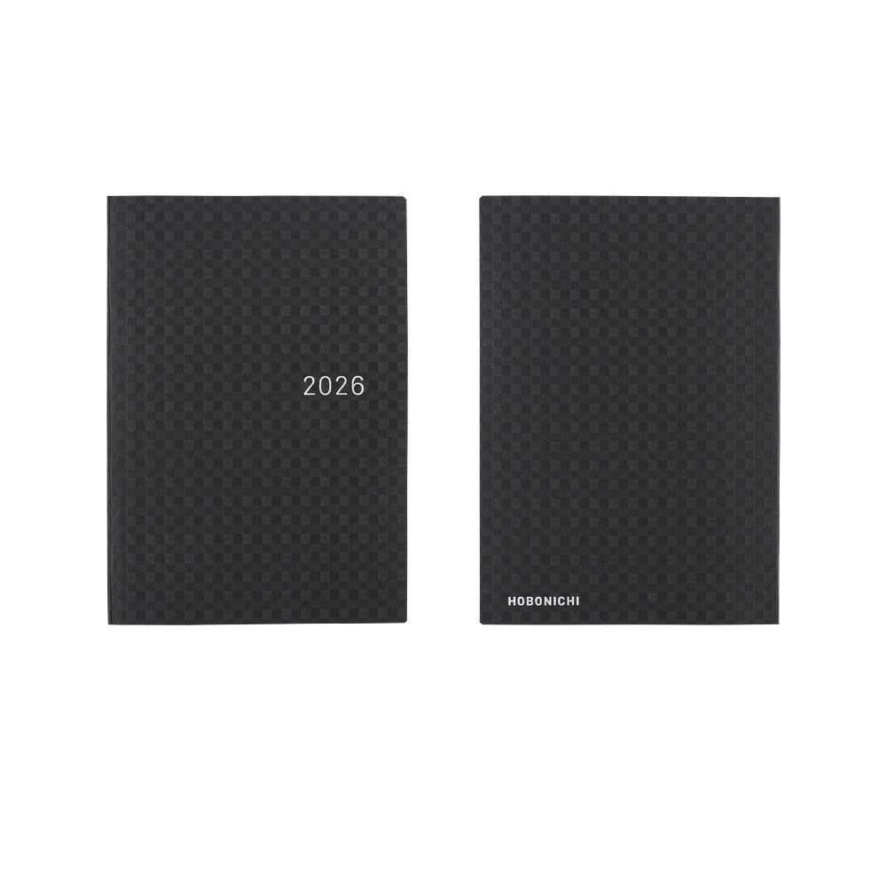 Hobonichi Techo 2026 HON A6 : Paper Series: Black Gingham