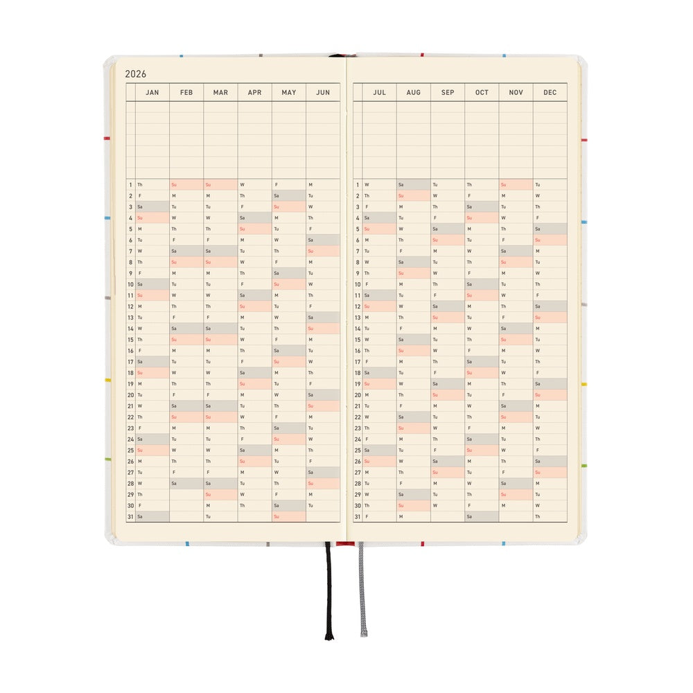 Hobonichi Techo 2026 Weeks : 100%ORANGE: Squirrel’s Moving Day