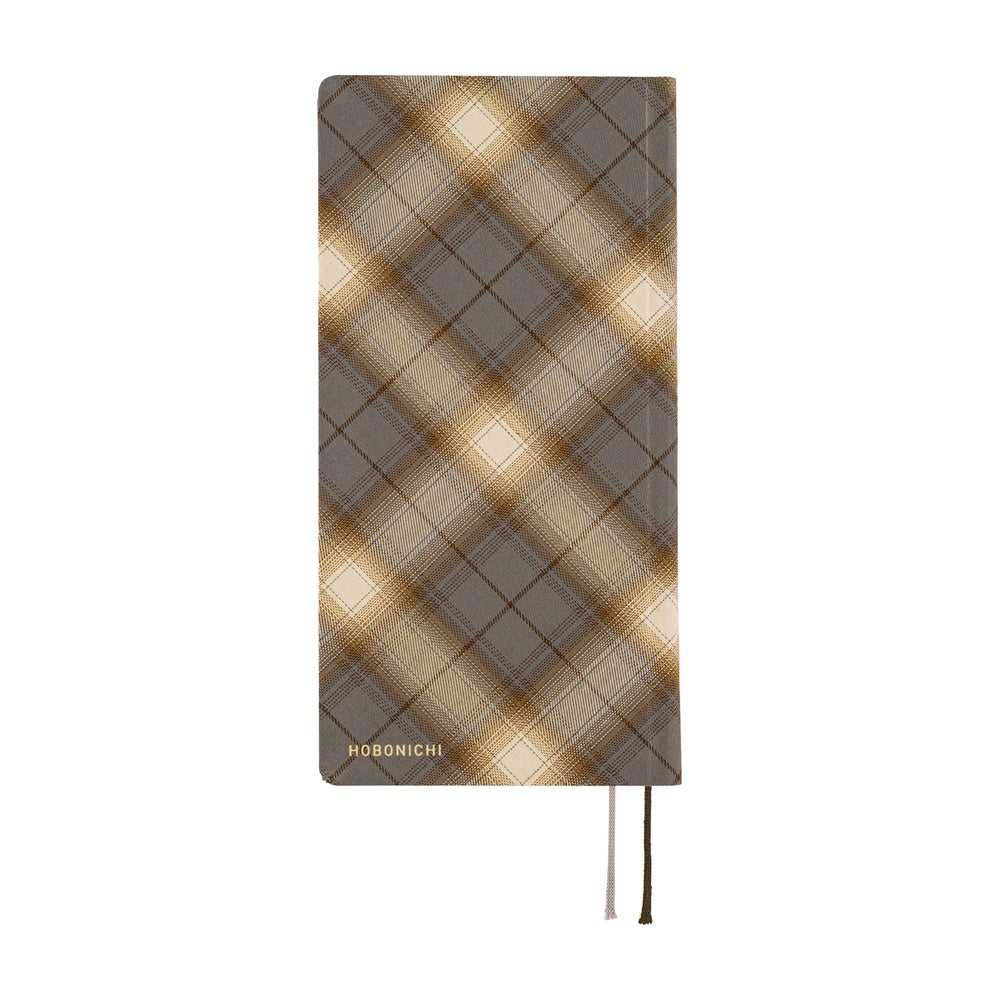 Hobonichi Techo 2026 Weeks : Shirt Fabric: Foggy Plaid