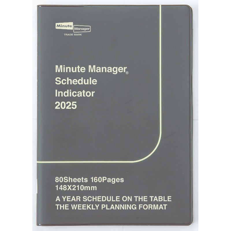 2025 Weekly Planner Minute Manager A5 LEFT