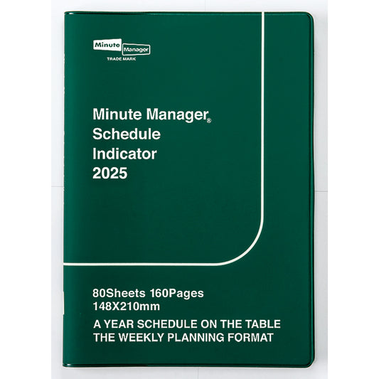 2025 Weekly Planner Minute Manager A5 LEFT