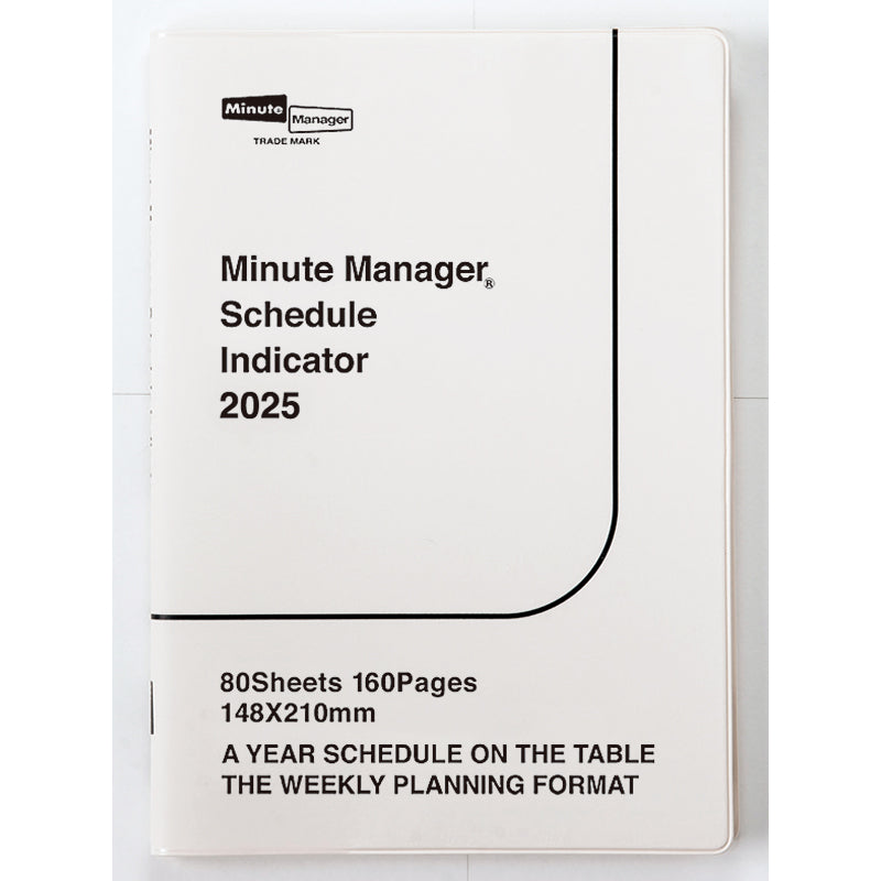 2025 Weekly Planner Minute Manager A5 LEFT