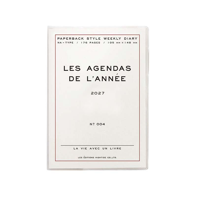 2027 Weekly Diary Poche A6 Block (NA4)