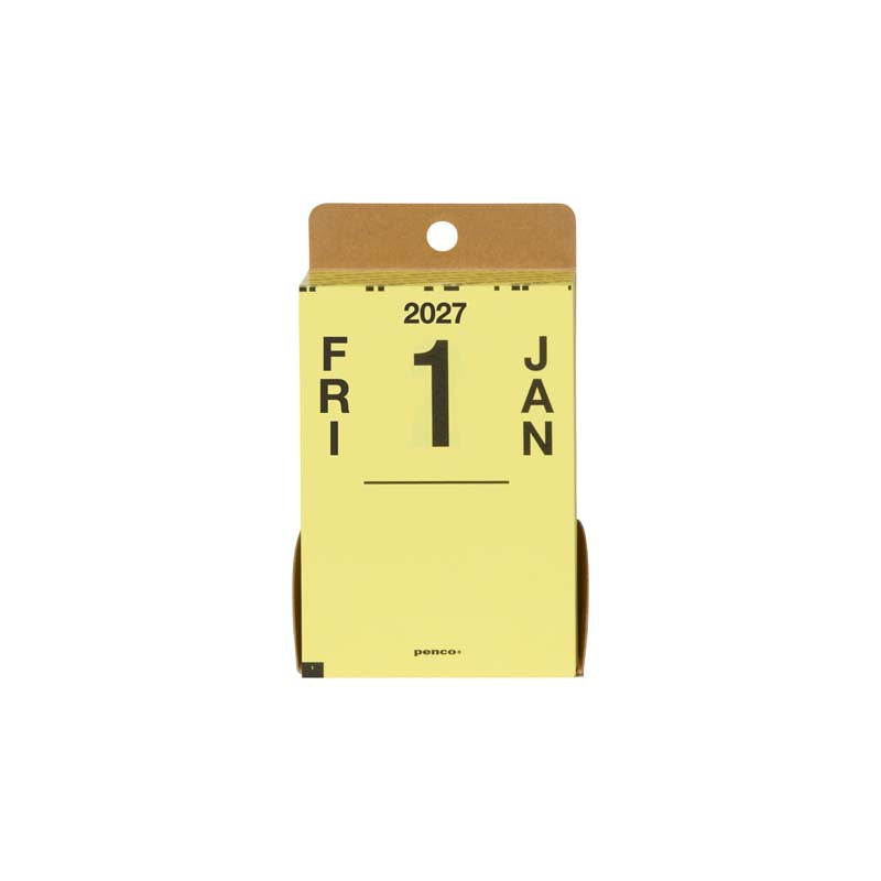 2027 Memo Block Calendar(Penco)