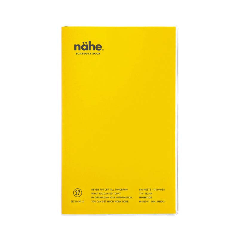 2027 Weekly Diary Nahe B6 Slim Vertical (NQZ1)