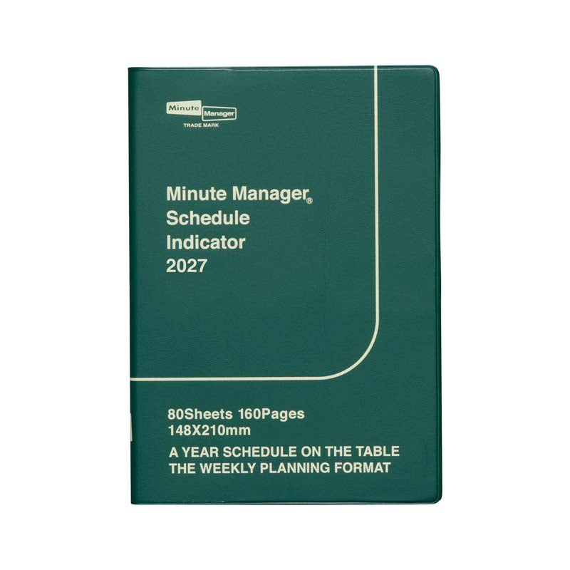 2027 Weekly Diary Minute Manager A5 LEFT (NX1)