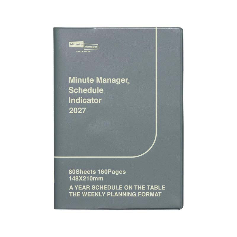 2027 Weekly Diary Minute Manager A5 LEFT (NX1)