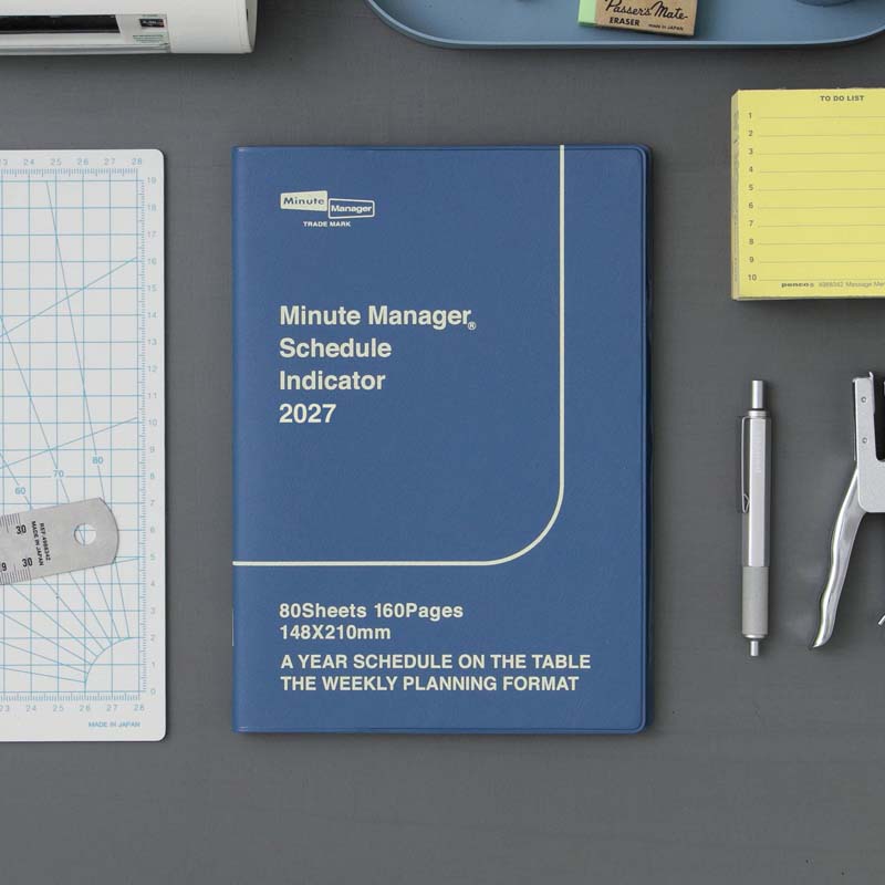 2027 Weekly Diary Minute Manager A5 LEFT (NX1)