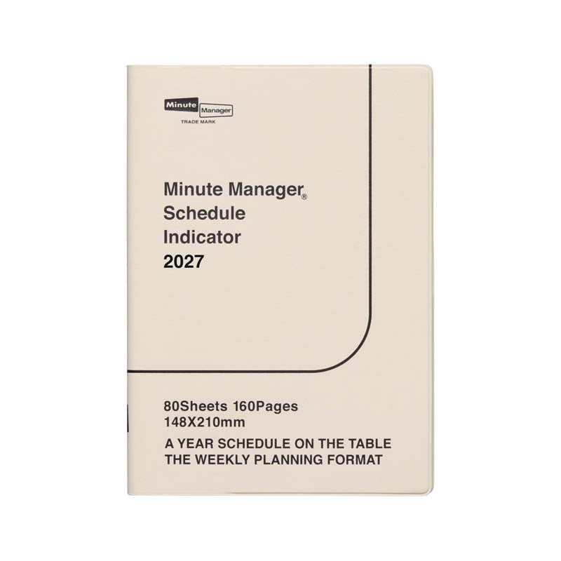 2027 Weekly Diary Minute Manager A5 LEFT (NX1)