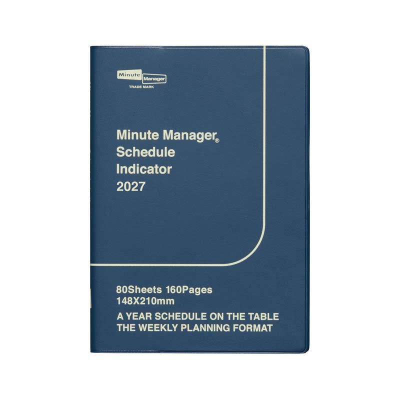 2027 Weekly Diary Minute Manager A5 LEFT (NX1)