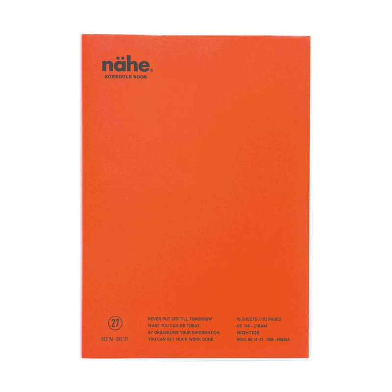 2027 Weekly Diary Nahe A5 Vertical (NZ1)