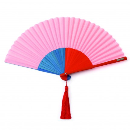Multi-colored fan