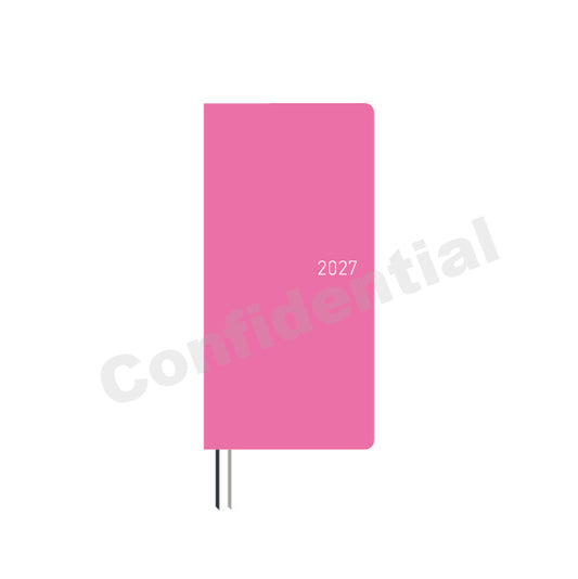 Hobonichi Techo 2027 Weeks Colors: Pink Sapphire