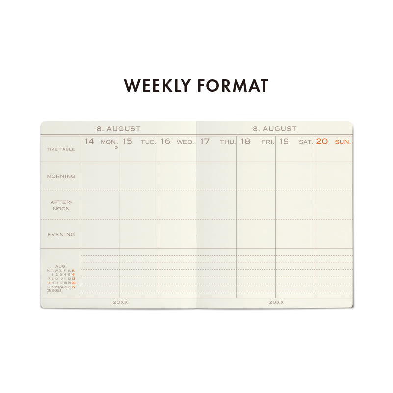 2025 Weekly Planner My Diary Square