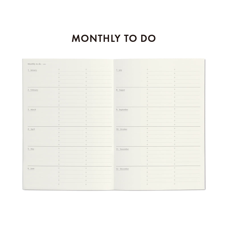 2025 Monthly Planner Regaro Papiro A5