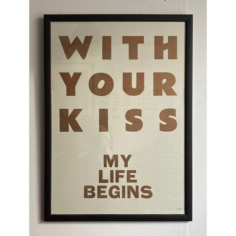 WITH YOUR KISS / Poster