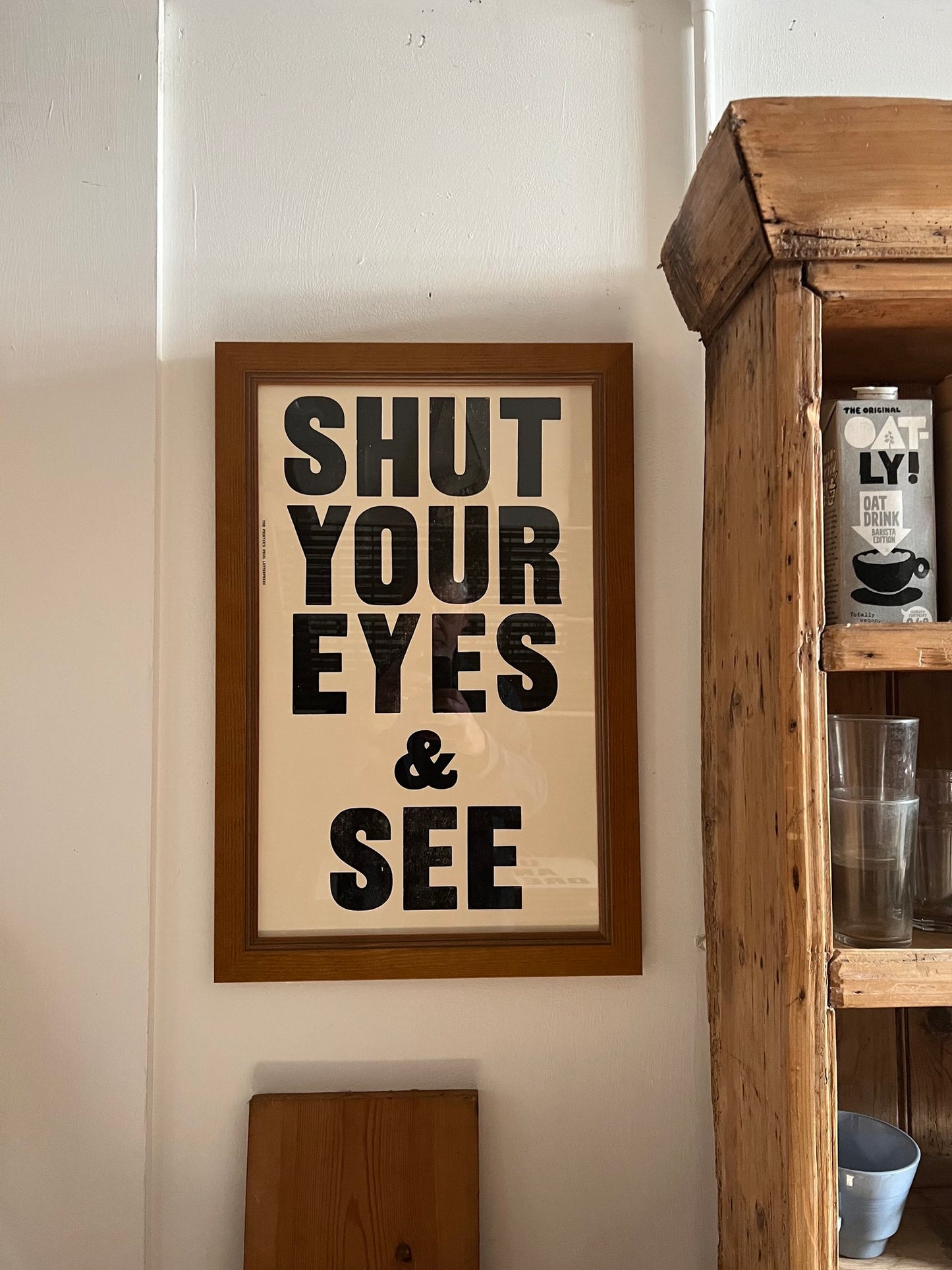 SHUT YOUR EYES & SEE / Poster