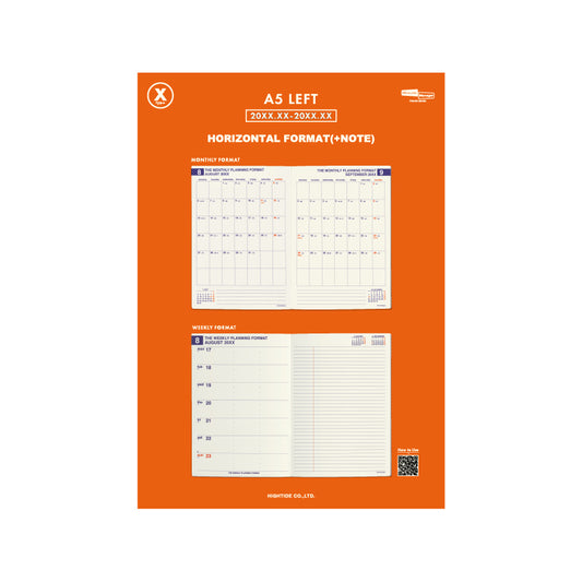 2025 Weekly Planner Refill for NX type