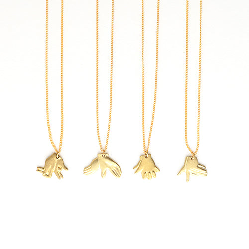 Hand Shadow Necklace