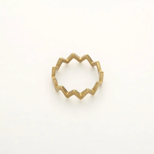 zig zag ring / Large