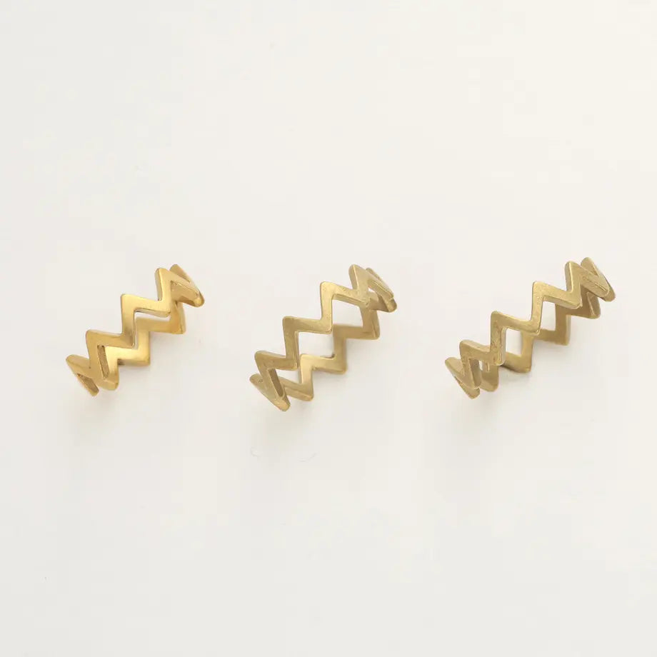 zig zag ring / Large