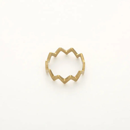 zig zag ring / Medium