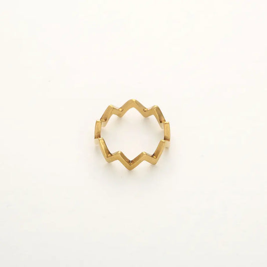 zig zag ring / Small