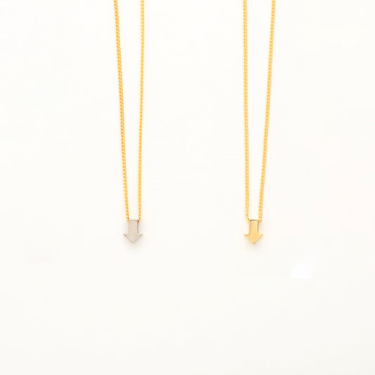 arrow sign necklace